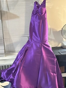 Jovani Purple Mermaid Formal Gown Dress Size 4 NWT/ Small - Picture 1 of 13