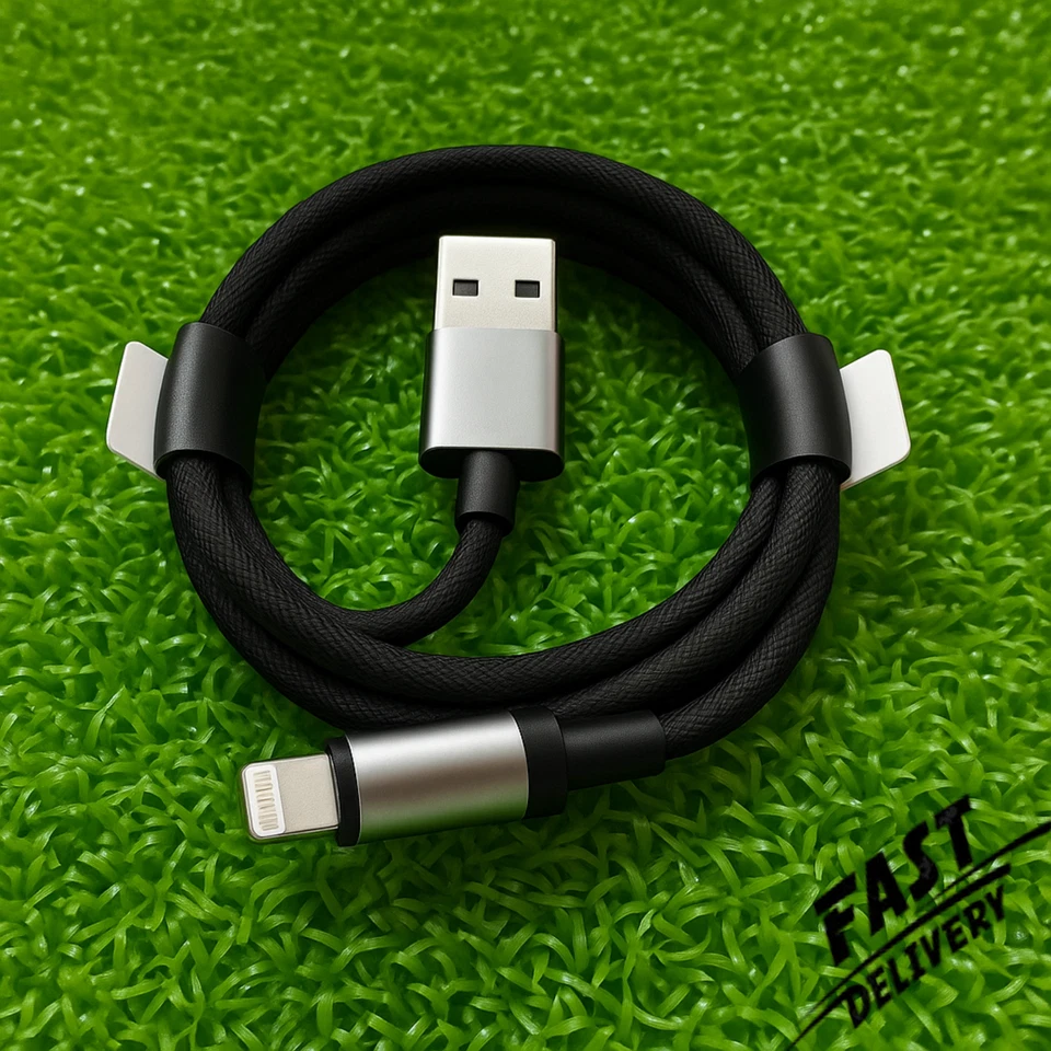 USB Cable Braided For iPhone Type C to 8 Pin USB C Cable Fast Charger Lead UK. - Image 1 of 1