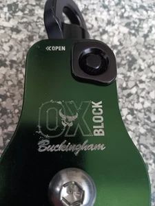 Ox Block Buckingham 50061 Lineman Arborist Tree Rope SnatchBlock Friction Bar - Picture 1 of 5