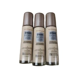 3er Pack Maybelline Dream Radiant flüssige feuchtigkeitsspendende Foundation, Fair Porcelain 2... - Bild 1 von 1