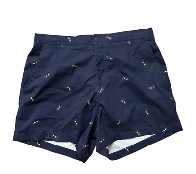 Abercrombie & Fitch Shorts Mens Size Medium (32") Blue Printed Lined Beach Short - Image 1 of 4