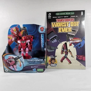 Figura de acción y cómic Transformers EarthSpark Warrior Class ELITA-1 NUEVO - Imagen 1 de 4