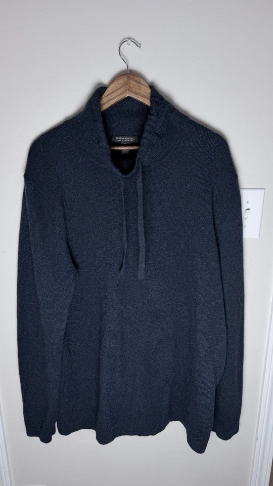 Banana Republic высокий свитер 2XL итальянская пряжа шерсти зимний уютный - Изображение 1 из 4