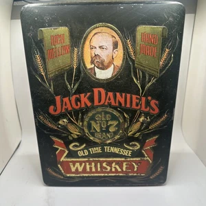 Caja de hojalata Jack Daniels vintage años 70 11" - Imagen 1 de 3