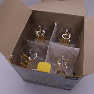(4-Pk) Feit Electric Edison Style Antique Filament LED Light Bulb Glass 12W - Picture 1 of 4