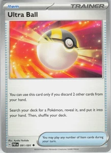 Ultra Ball Uncommon SV: Paldean Fates 091/091 NM Normal - Picture 1 of 2