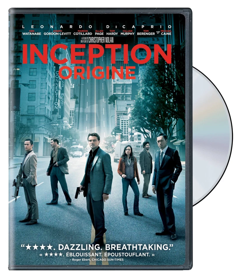 Inception (DVD) Leonardo DiCaprio Ken Watanabe Ellen Page Christopher Nolan - Image 1 of 1