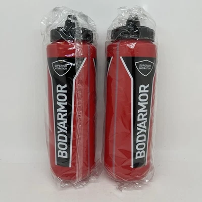NUEVO-Botella de agua Body Armor NCAA 32 oz botella exprimible roja/negra paquete de 2 Foto 1 de 4
