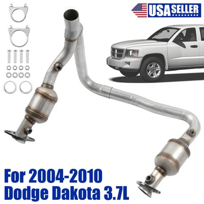 Fit 2004-2010 Dodge Dakota 06-09 Mitsubishi Raider 3.7L 4.7L Catalytic Converter Foto 1 de 4