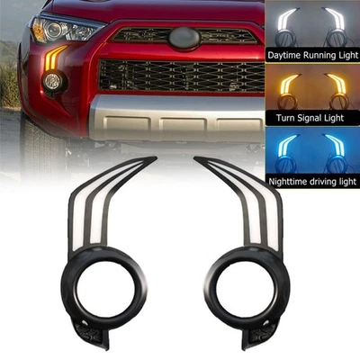 Luz de circulación diurna LED DRL para Toyota 4Runner 2014-2021 con intermitente derecha derecha Foto 1 de 4