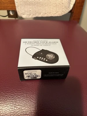 Restoration Hardware Compact Digital 100 db Lock Alarm, Free Daily Shipping - Image 1 of 2