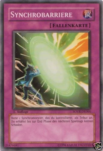 Yu-Gi-Oh 3x Synchrobarriere - - - SOVR - Bild 1 von 1