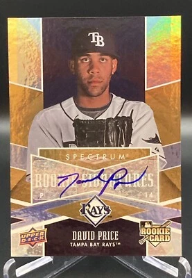 2009 Upper Deck Spectrum David Price Rated Rookie Autograph #101 Tampa Bay Rays — 第 1/4 张图片