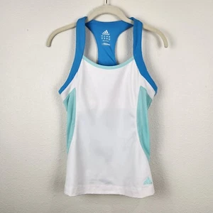 ADIDAS Thermo Cool Womens Size Medium Athletic Tank Top Built-in Bra Racerback - Picture 1 of 9