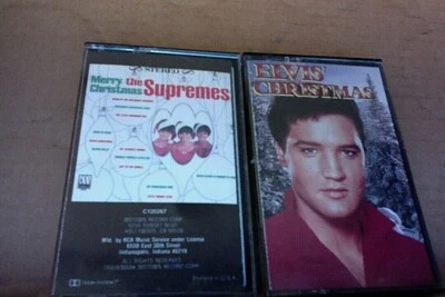 2 EX CASSETTE Motown The Supremes Merry Christmas Motown Elvis Presley Christmas - Image 1 of 4