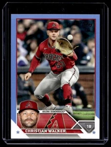 2023 Topps Series 2 Father's Day Blue Christian Walker /50 Arizona Diamondbacks - Picture 1 of 2
