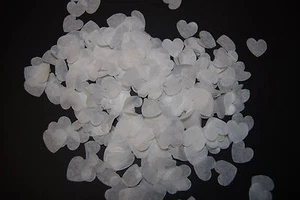 White Wedding Confetti - Love Hearts Biodegradable - Choose the amount - CONES ? - Picture 1 of 26