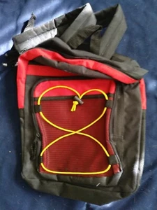 Red and Black and yellow Pro Sport Backpack for Adult or Teen - Picture 1 of 3