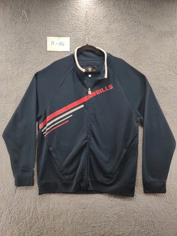 Buffalo Bills NFL Pro Line Zip Up Sweater Collared 2XL..REF186 Cover