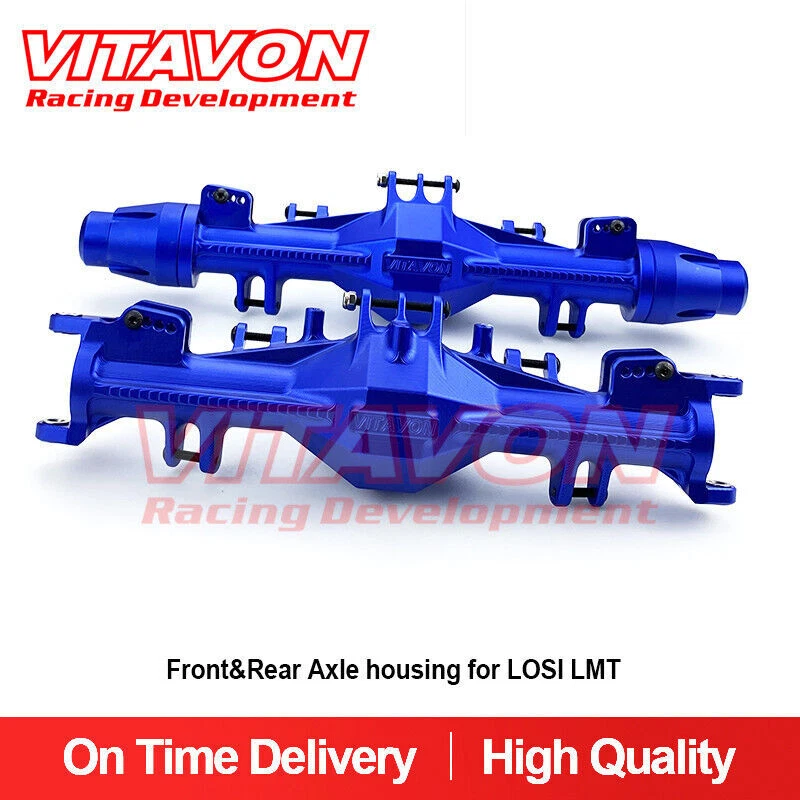 Carcasa de eje delantero y trasero Vitavon CNC Alu#7075 para excavadora de tumbas LOSI LMT Foto 1 de 4