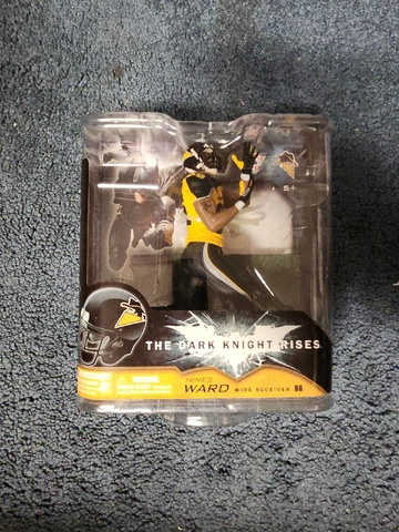 NEW Mcfarlane Hines Ward Gotham Rogues Dark Knight Rises STEELERS Rare Cover