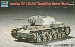 KLIMENT VOROSHILOV KV-1 M1942 "KV SIMPLIFIED TURRET" 1/72 TRUMPETER - Picture 1 of 1