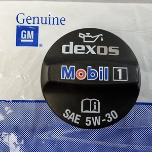 17-18 Corvette 6.2L LT1 Mobil 1 5W-30 Engine Oil Tank Filler Cap NEW GM FC263 - Picture 1 of 7