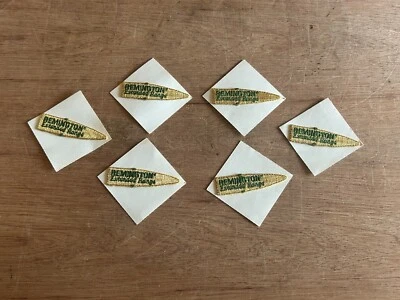 Remington Extended Range Ammo Patch Decal Sticky Back NOS Vtg Lot Of 6 On Card - Image 1 of 4