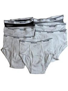 Fruit of the Loom Boys' Tag Free Cotton Briefs (Assorted Colors) 7 PAC Sz L - Picture 1 of 7