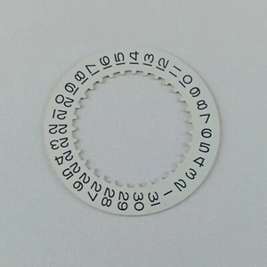 ROLEX DATEJUST MEN CALIBRE 3135 3155 WHITE DATE DISK (NOS & 100% ORIGINAL) - Picture 1 of 4