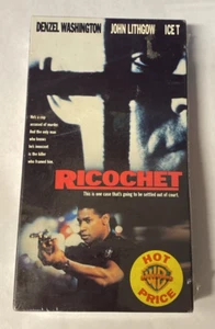 Ricochet VHS SEALED HBO Denzel Washington John Lithgow Ice T - Bild 1 von 2