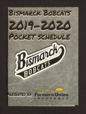 Bismarck Bobcats--2019-20 Pocket Schedule--Coors Light--NAHL