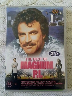 THE BEST OF MAGNUM P.I. - DVD, 2-DISC - R:2+4- LIKE NEW- FREE POST IN AUSTRALIA - image 1 of 2
