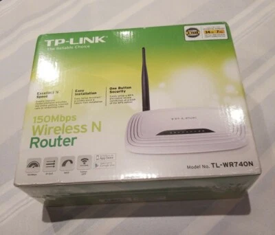 TP-Link TL-WR740N 150 Mbps Wireless N Router BRAND NEW sealed FREE SHIPPING - Image 1 of 2