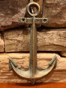 NEW! Rustic Style Metal Nautical Ship Anchor Boating Ocean Wall Decor 7.75"