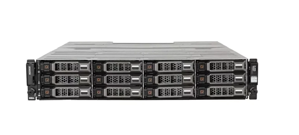 Dell PowerVault MD3400 Storage Array 12x 4TB SAS 12G LFF HDD 2x 12G-SAS-4 2x PSU - Image 1 of 2