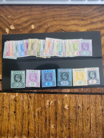 Stamps Gambia Scott #41-64 h Cover