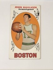 1969-70 John Havlicek Topps Rookie basketball card #20