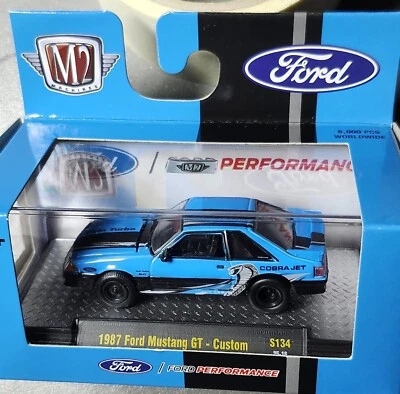 1987 Ford Mustang GT - Custom : M2 Machines Vehicle Sponsored Ford  S134 25-16 - Image 1 of 4