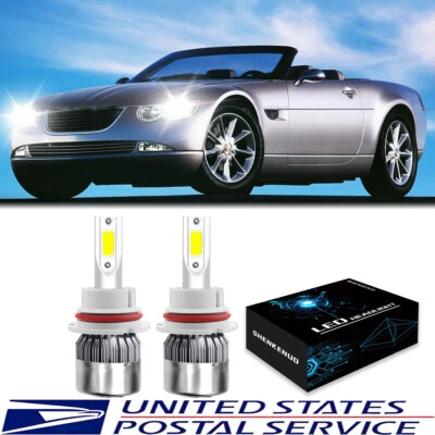 Kit de faros LED 9007 6000K blancos para CHRYSLER Sebring convertible 1996-2006 Foto 1 de 4