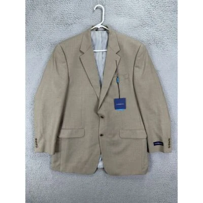 Blazer Croft Barrow Adulto 42 Largo Bronceado 2 Botones Clásico Esmoquin Chaqueta Para Hombres NUEVO Foto 1 de 4