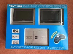 Venturer Mobile DVD Player 6.2inch Dual LCD Screens + 25 Games & Bag PVS19261G - Picture 1 of 13