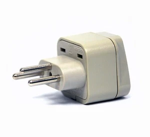 2pc Wonpro Universal Adapter WA-11A 10A 250V Switzerland * Inlay Way φ4x19mm x3P - Picture 1 of 9
