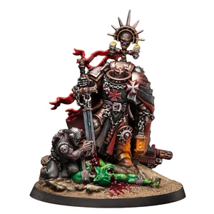 Figura pintada Alto Mariscal Helbrecht Warhammer 40k Preventa | Arte - Imagen 1 de 5
