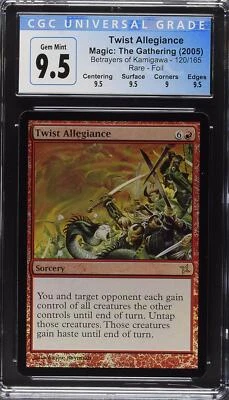 TWIST ALLEGIANCE Betrayers of Kamigawa Foil CGC 9.5 MTG [Nostalgium] - Image 1 of 2