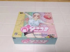 PS3 Motto Sonicomi Limited Edition W/Super Sonico Figure Pillow Case - Picture 1 of 4