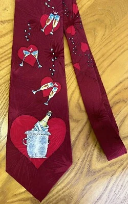 Vintage Mens Hallmark 100% Imported Silk CELEBRATION Necktie Neck Tie Retro Mod - Image 1 of 4