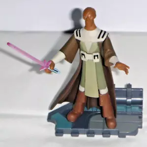 Star Wars Mace Windu The Clone Wars Animated Cartoon Cartoon Network 2003 Loose - Picture 1 of 3