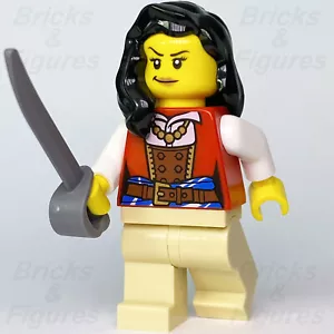 Ideas LEGO® Lady Anchor Pirates Minifigure with Sword from set 21322 idea067 - Picture 1 of 3