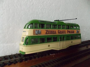 Blackpool Straßenbahn, motorisiert. Atlas. 4WD Chassis.  Starker Läufer. Zebra Polnisch Werbung - Bild 1 von 4